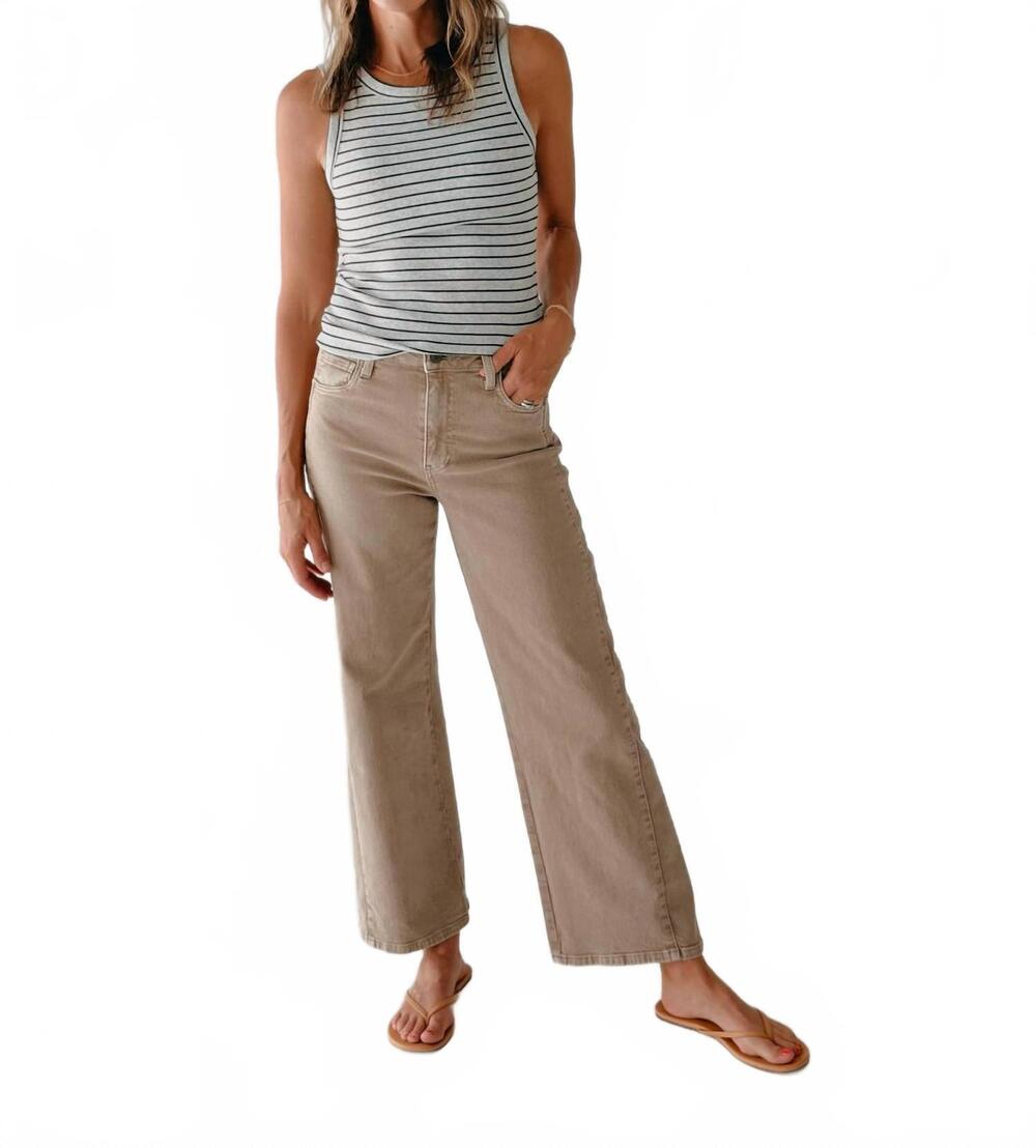 NEW KUT FROM THE KLOTH meg high-rise jeans in milk tea